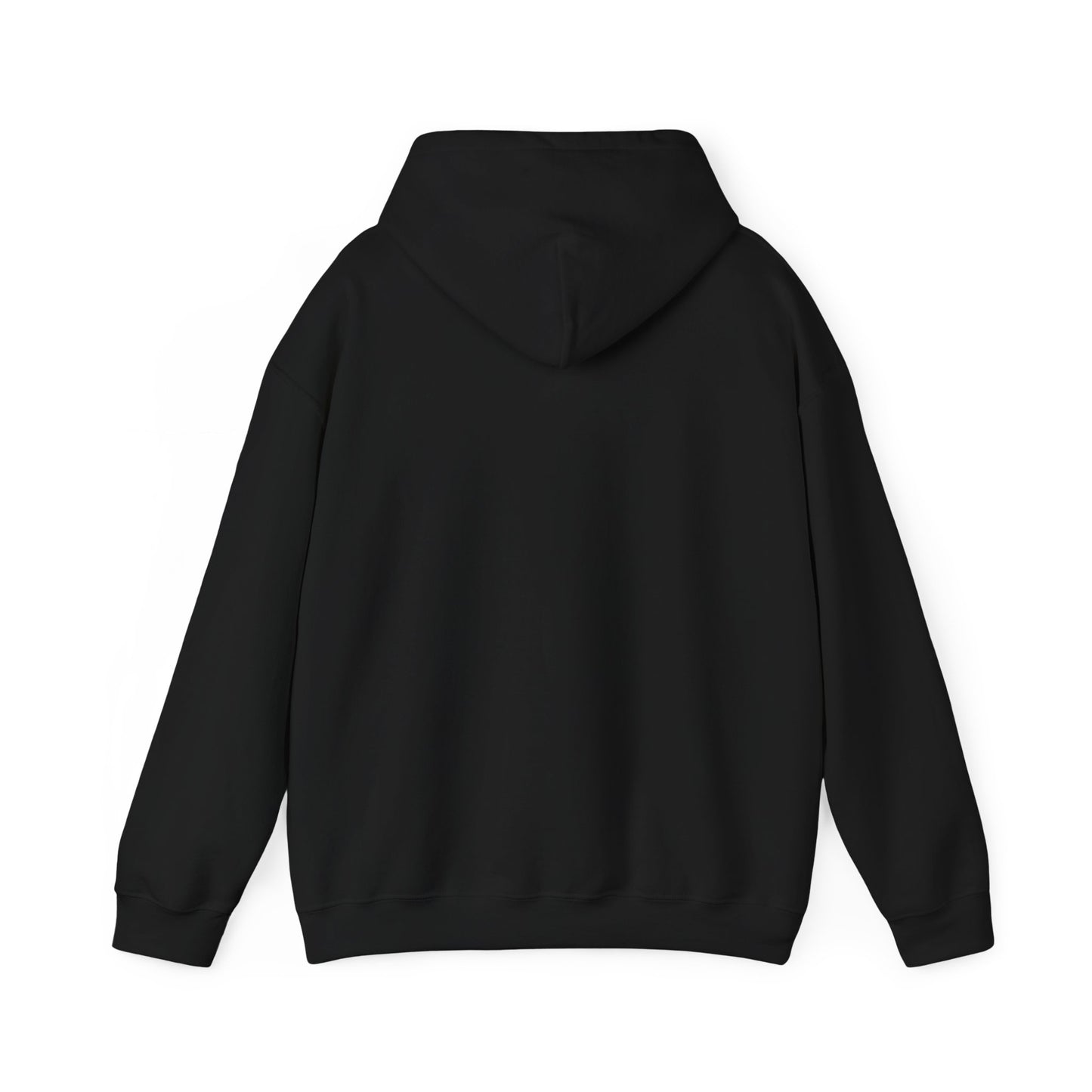 Kyzenova Logo Hoodie — Minimal Black Square Graphic Pullover