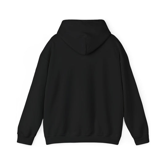 Kyzenova Logo Hoodie — Minimal Black Square Graphic Pullover