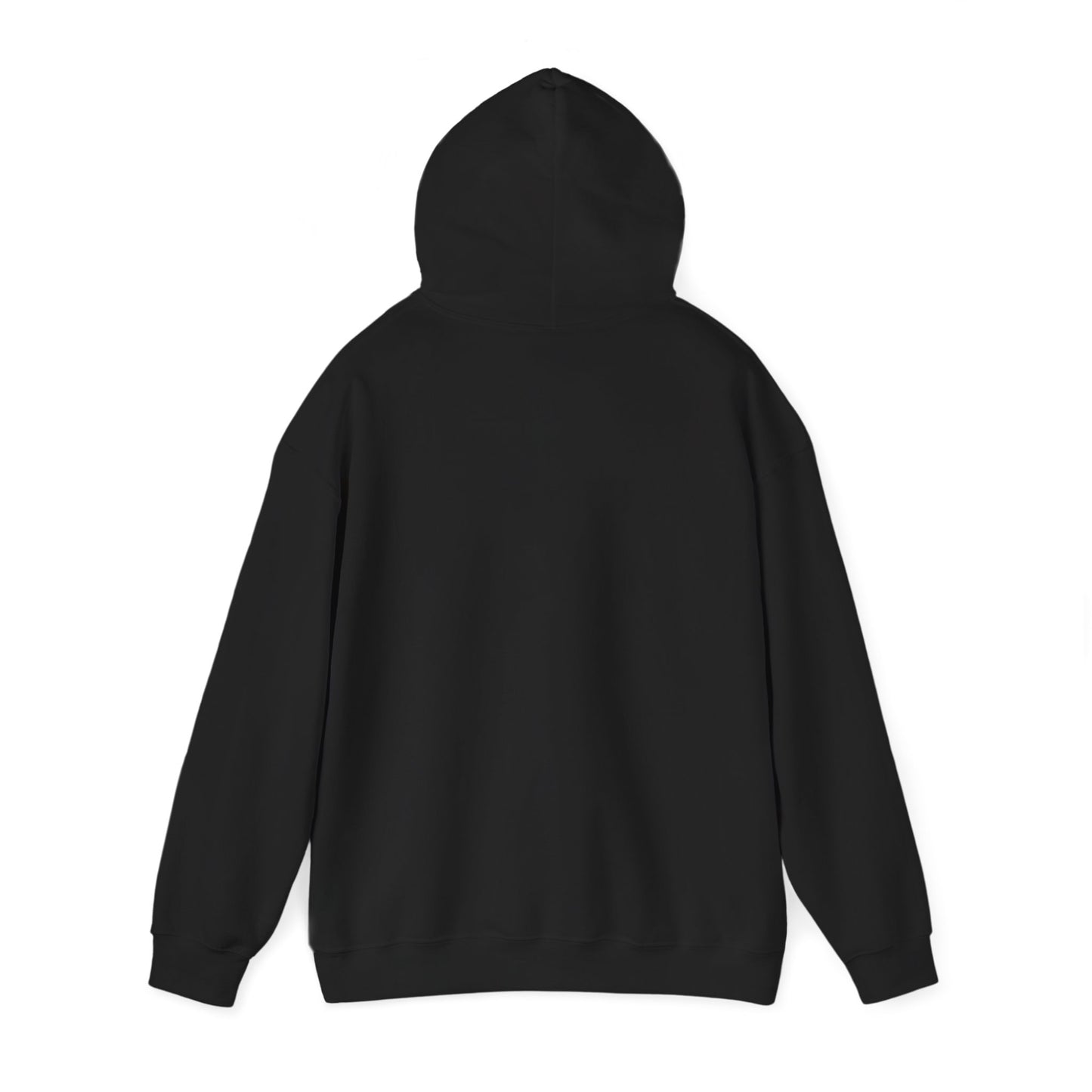 Kyzenova Logo Hoodie — Minimal Black Square Graphic Pullover